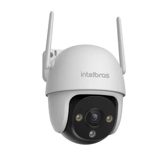 Câmera Wi-fi Im7 S Full Color Intelbras inteligente Colorida a noite Gira 360° externa bivolt