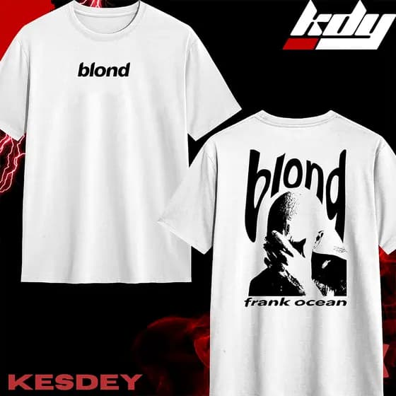 CAMISETAS T-SHIRT UNISSEX STREETWEAR CANTOR BLOND FRANK OCEAN