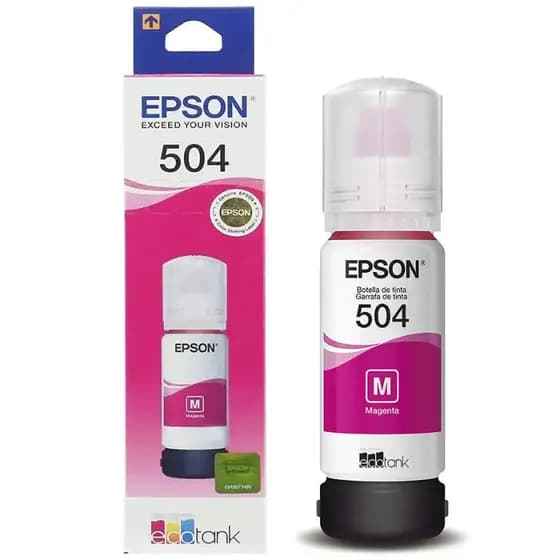Tinta Epson T504320AL T504320 T504 Magenta | L4150 L4160 L6191 L6161 L6171 L14150 | Original 70ml