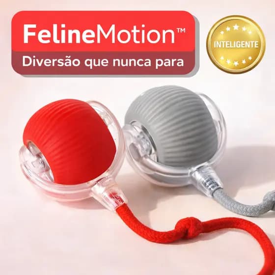 Bola Interativa brinquedo Inteligente para gatos Pets USB Automática Anti Ansiedade Cães e Gatos