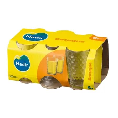 Jogo de Copos Multiuso Batuque Nadir 265ml com 6 peças