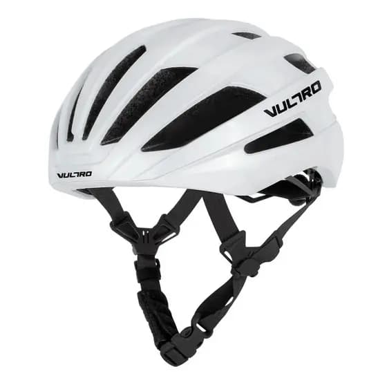 Capacete Ciclismo Vultro Razor Branco Perola