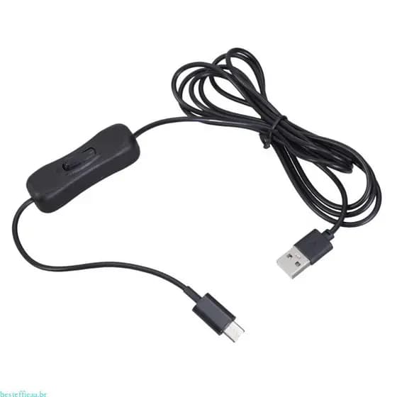 besteffie Extensão USB Para Tipo C 7 Pés Interruptores Adaptador Carregamento Energia Conector 2