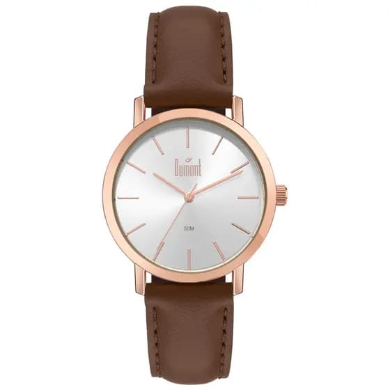 Relógio Dumont Masculino Traveller Rosé - DU2035MOU/5K