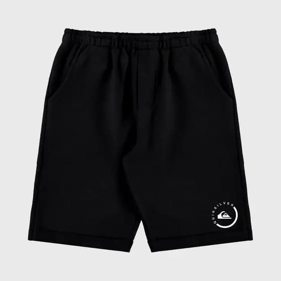 Short Moletom Masculina Logo Circular