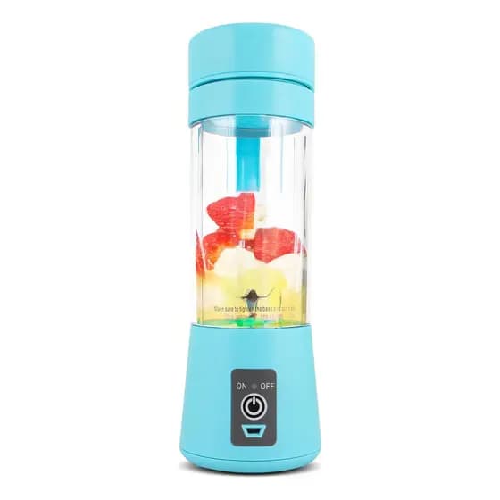 Liquidificador industrial portátil Mini Liquidificador Portátil Suco Vitamina Shake 380 mL con USB violeta e jarra