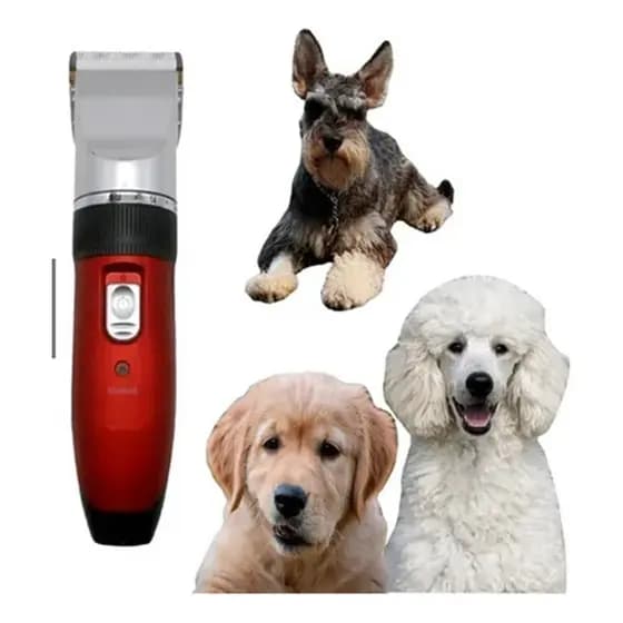 Maquina De Tosa Cães Gatos Pelo Longo Curto Recarregável Jk
