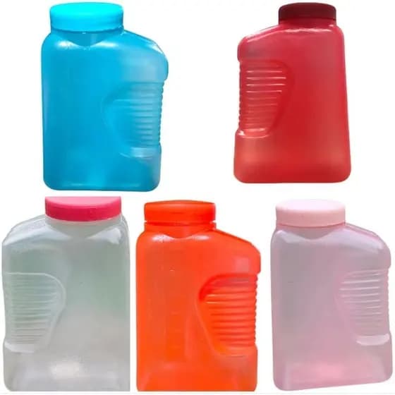 kit Garrafas Geladeira 2L Coloridas Plástico Cozinha Água Domestico
