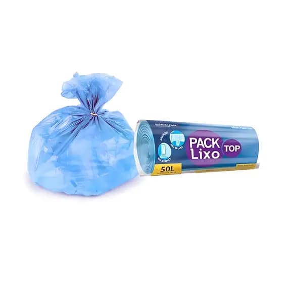 Saco de Lixo Reforçado AZUL (15L, 30L, 50L, 100L) - Resistência Máxima para Qualquer Ambiente!