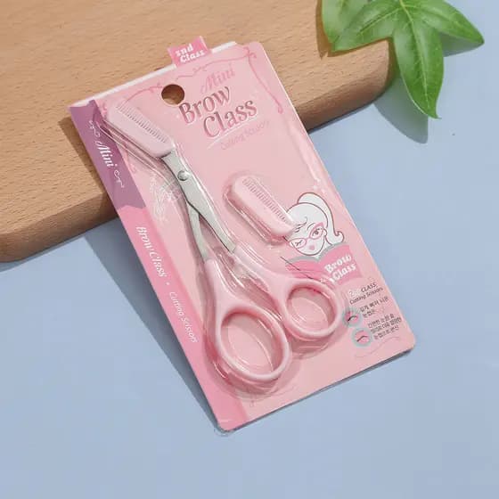 Pacote de combinação de aparador de sobrancelha rosa-durável-aparador de sobrancelha-Meniscus sobrancelha aparar ferrame