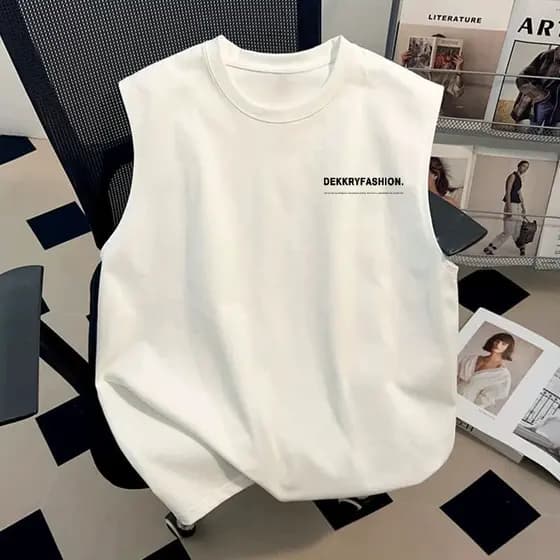 Colete Solona Estilo Americano Masculino E Feminino Verão Moda Casual20260629