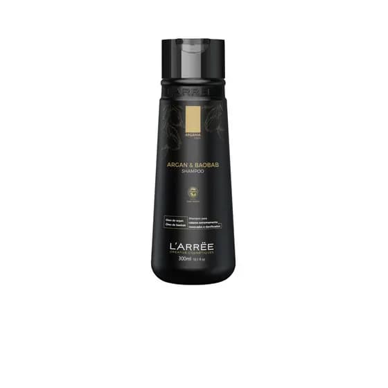 SHAMPOO HIDRATÇÃO E NUTRIÇÃO ARGAN E BAOBAB 300ML - LARREE