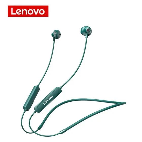 Fone de ouvido Lenovo Sh1 esportivos sem Bluetooth 5.0 Preto som ipx5 à prova D'água