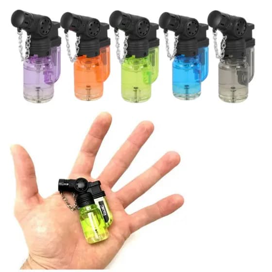 SUPER MINI O MAIS PEQUENO Mini Macarico Portatil Recarregavel Controle Chama ( Pode ser recarregada inúmeras vezes)