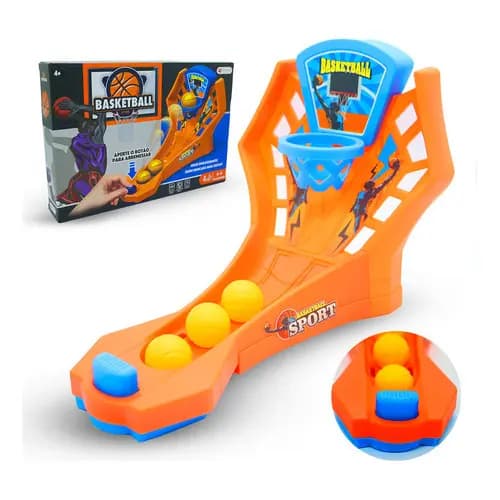 Basquete Infantil 2 Em 1 Brinquedo Kit Bola Tabela