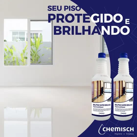 Cera Pra Pisos Queimados Renova Brilho Super Brilho Kit 2L