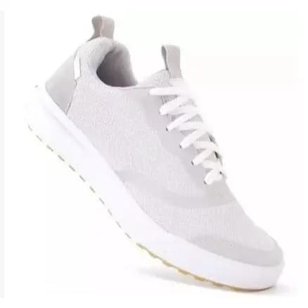 Tenis Unissex Branco Cinza Esportivo Confortavel Skate CONFORTAVEL