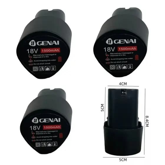 a Bateria Compatível Lith Para Parafusadeira E Furadeira 18v 1.5ah