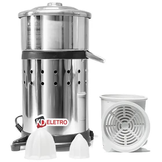 Extrator Espremedor Inox Industrial Médio Laranja Sucos Frutas -- Bares Cozinhas Restaurantes