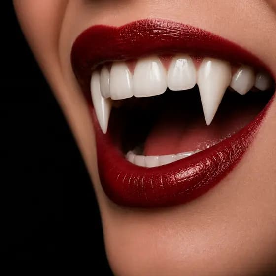 Dente de Vampiro para Fantasia Dentadura Fake