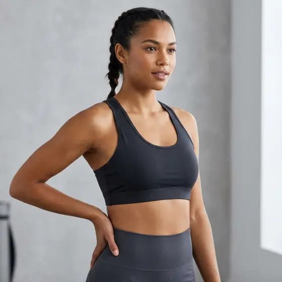 Top Fitness Esportivo Sem Bojo para Academia Confortável para o Dia-a-Dia Feminino