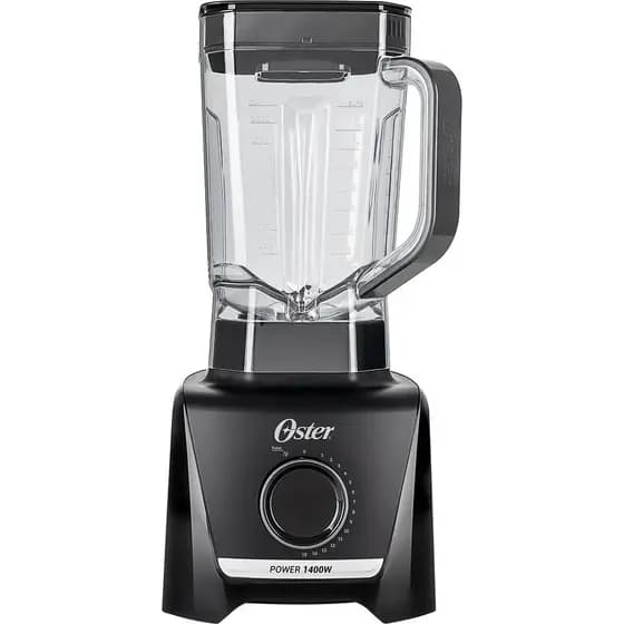 Liquidificador Oster Preto 3,2 Litros 15 Velocidades + Pulsar Preto 220V