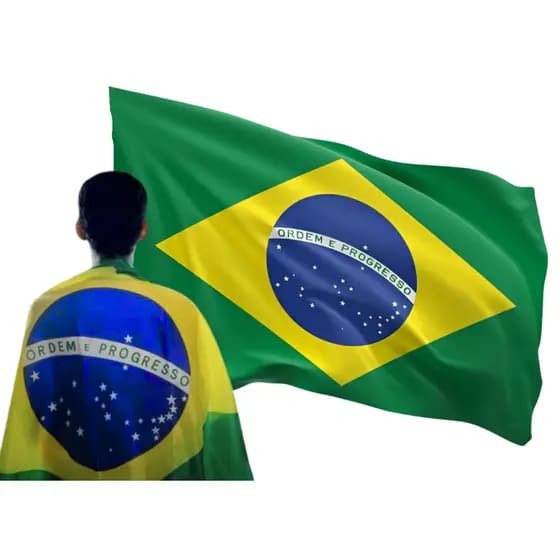 Bandeira Do Brasil 150x90cm Poliéster Torcida Copa Decoração Nacional Patriota