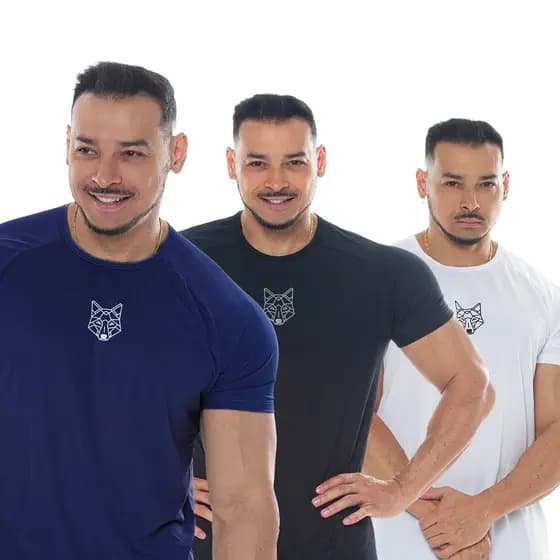 Kit 3 Camisetas Dry Masculina Treino Academia Alpha
