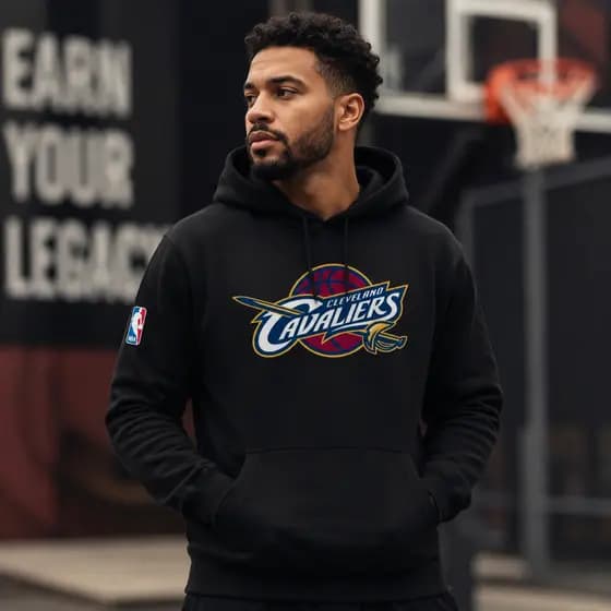Moletom Canguru Blusa Cleveland Cavaliers Time Basquete Premium Oferta de Inverno Várias Cores