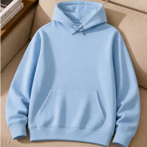 Moletom Canguru Sem Estampa Unissex Blusa de Frio Com Capuz Masculino e Feminino Várias Cores