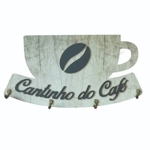 Suporte Porta Xícaras De Café e Pires Organização Decoração Mdf