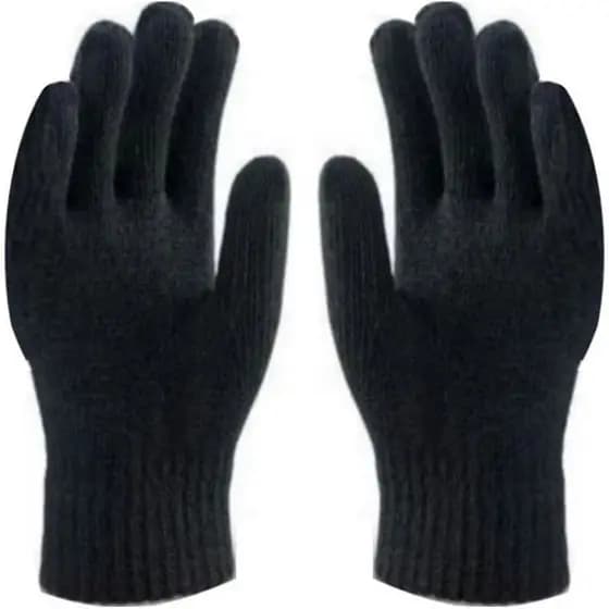 Até 5 Pares Luva Cotton Volk CA36348 - Luva de algodão, protege frio, confortável, respirável, maleáveis