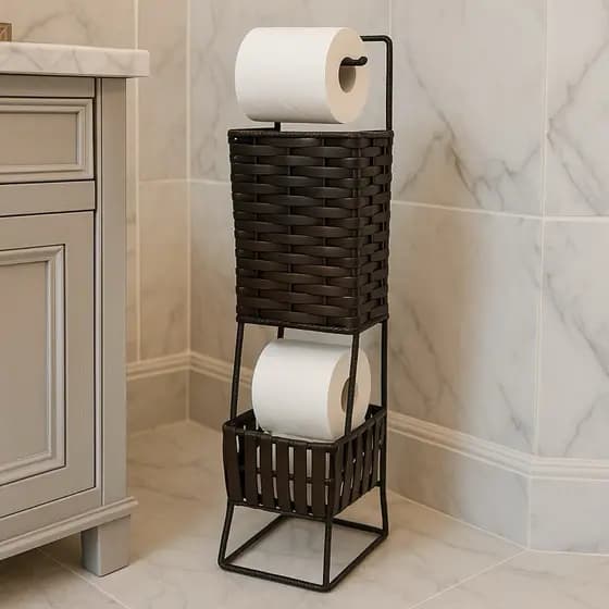 Suporte Papel Higiênico Para Banheiro em Junco