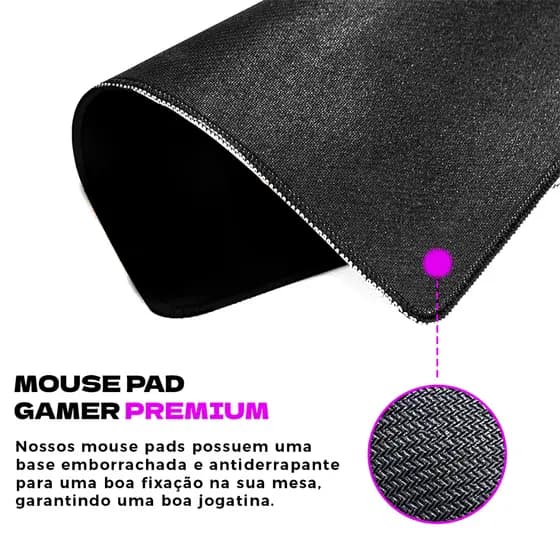 Mouse Pad Gamer Antiderrapante