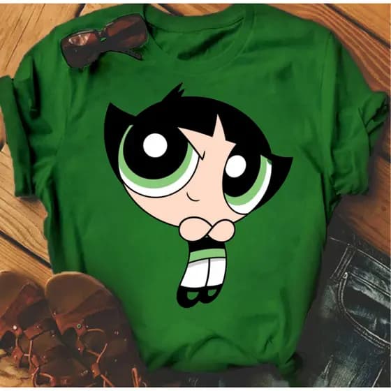 Camisetas Femeninas T-shirt Super Poderosas Docinho Lindinha Florzinha Malha Algodão