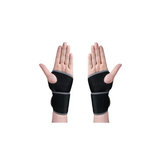 Par Munhequeira Compressão Órtese Ajustável Bilateral em Neoprene Vollo