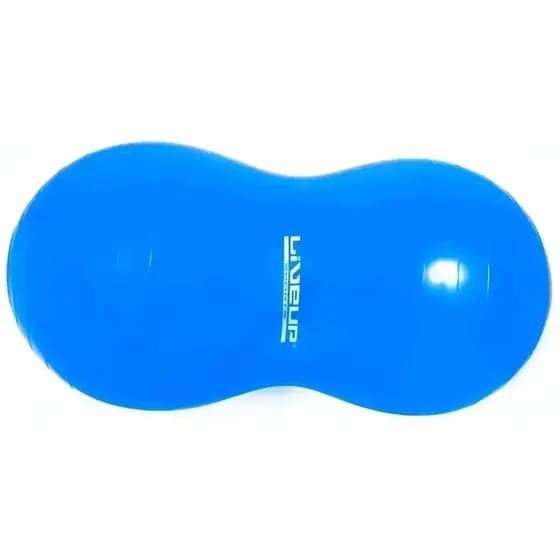 Bola Pilates Feijão Amendoim Ginástica 90x45cm Azul Liveup