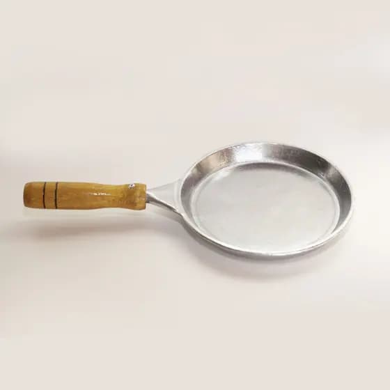 Frigideira Tapioqueira Panquequeira em Alumínio Batido18cm