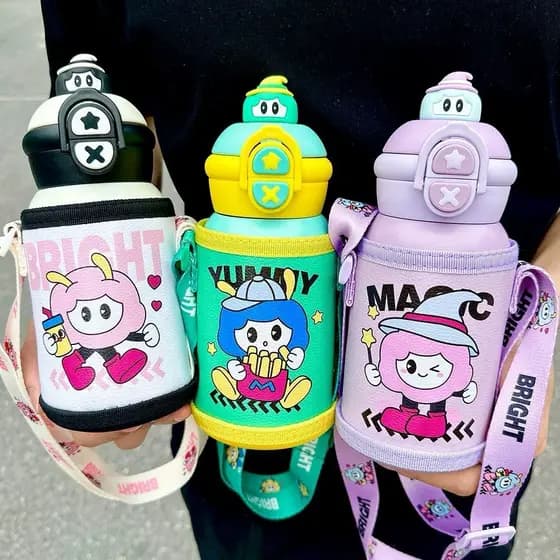 Garrafa Copo Térmico Infantil Com Alça A00017
