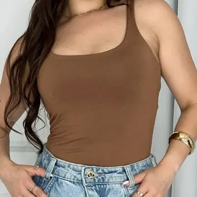 REGATA FEMININA TAMANHO ÚNICO SUPLEX MODA LUXURIA SUPLEX VERÃO