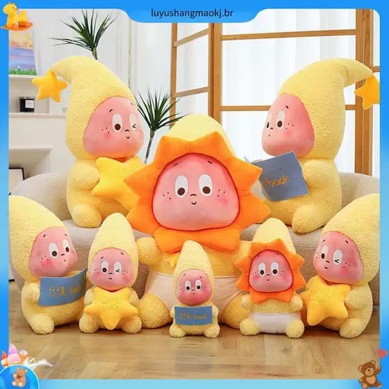 Boneca de venda quente Starman Brinquedo de pelúcia Travesseiro Boneca de pelúcia Série fofa Presente de aniversário Tra