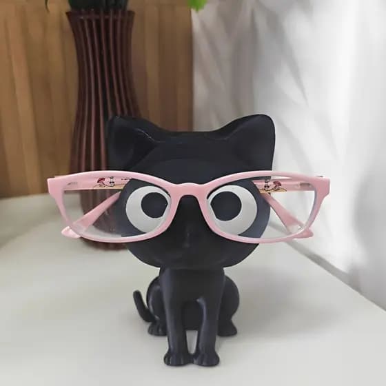 Gatinho Porta Óculos Decoração Expositor