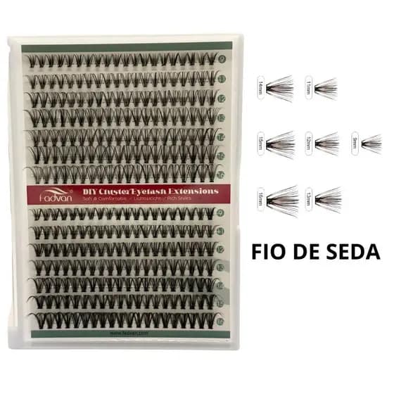 CILIOS FADVAN 280 feixes de cílios individuais sem cola 20P+30P/30P+40P