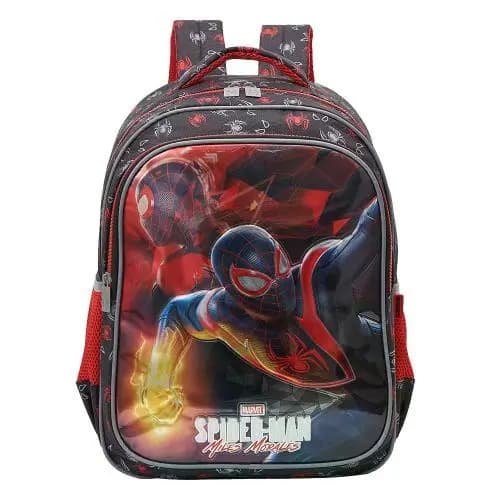 Mochila Escolar 14 Homem-Aranha Metal