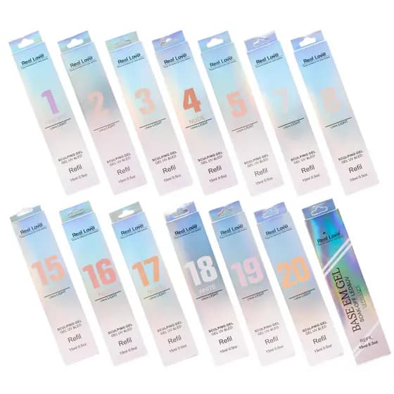 Kit Especial 2 Refil Gel Sculpting Gel Linha Light 15ml - Real Love