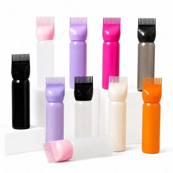Aplicafácil frasco aplicador de química tintura creme óleo para cabelo uso doméstico e profissional