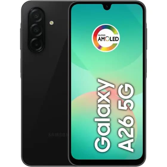 Smartphone Samsung Galaxy A26 5G 256GB, 8GB RAM - Preto