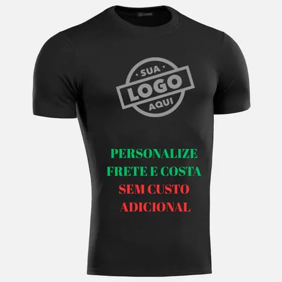 Camiseta DryFit Personalizada Com Sua Arte Estampa Uniforme