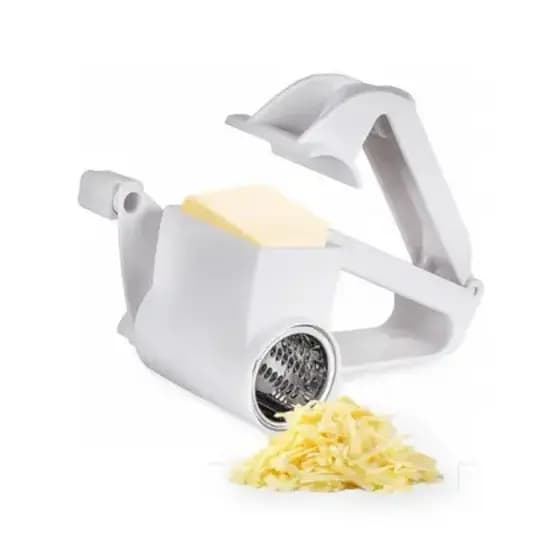 Ralador de Queijo com Manivela | Praticidade na Cozinha | Compacto e Eficiente