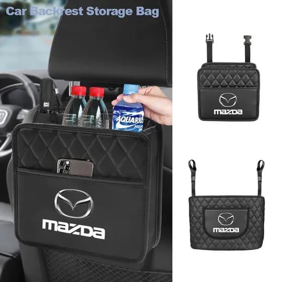 Bolsa Organizadora de Acessórios de Alta Capacidade para Banco de Carro para Mazda 6 2 3 Ms CX3 CX4 CX5 CX7 CX9 CX30 RX8